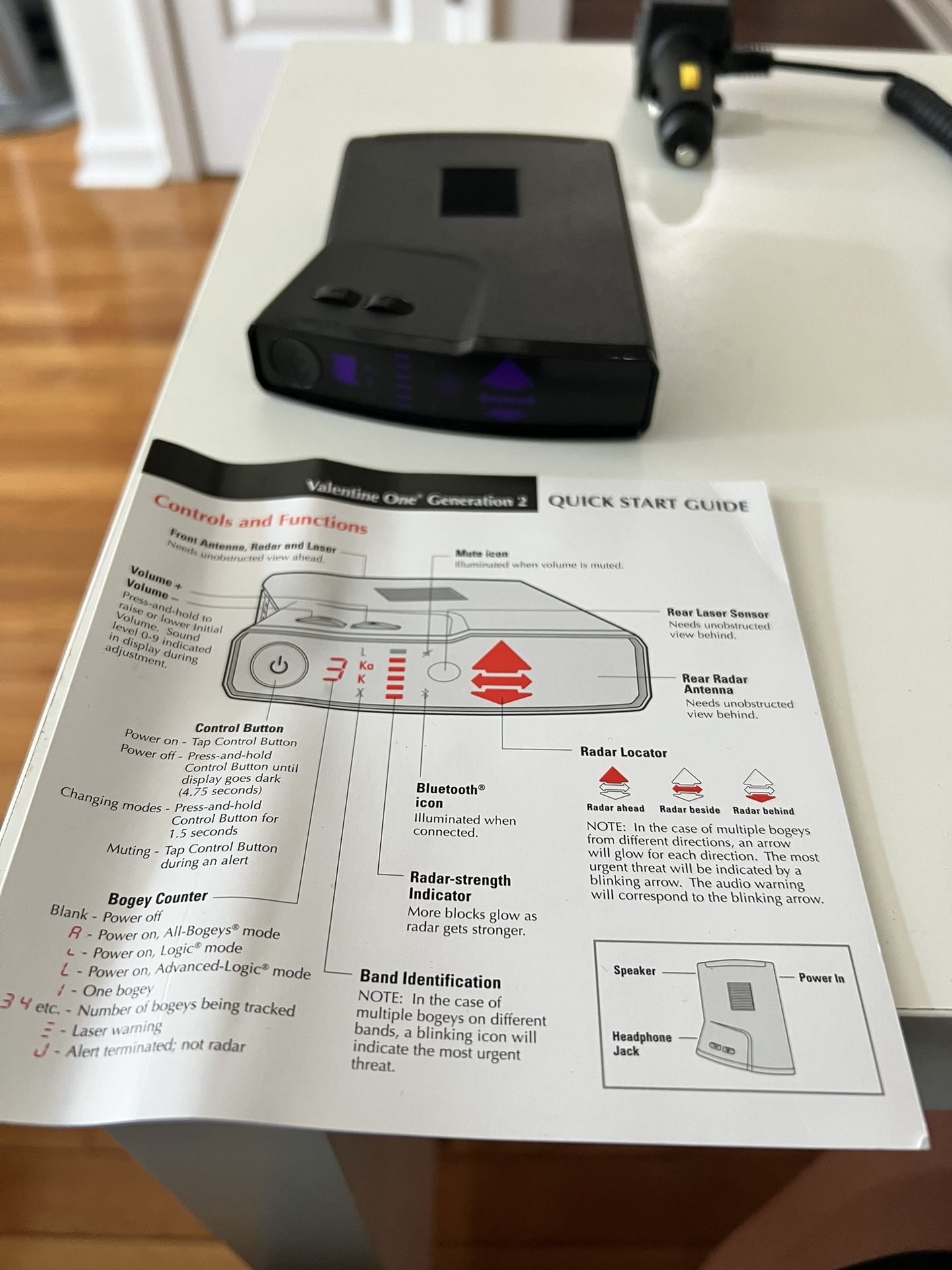 Valentine V1 Gen2 Radar Detector