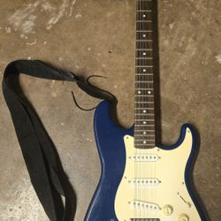 Squier Stratocaster electric guitar Blue