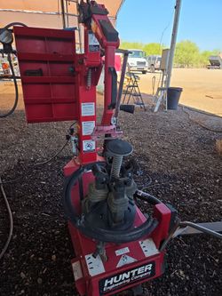 Hunter tire machine