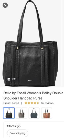 NEW Relic by Fossil Bailey Double Shoulder Handbag