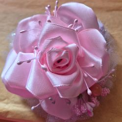 Handmade beautiful wrist corsage made with love good condition $ 20.00
