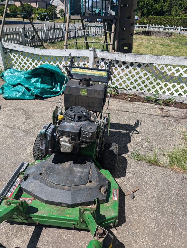 Lawnmower Commercial Walk Behind John Deere C15