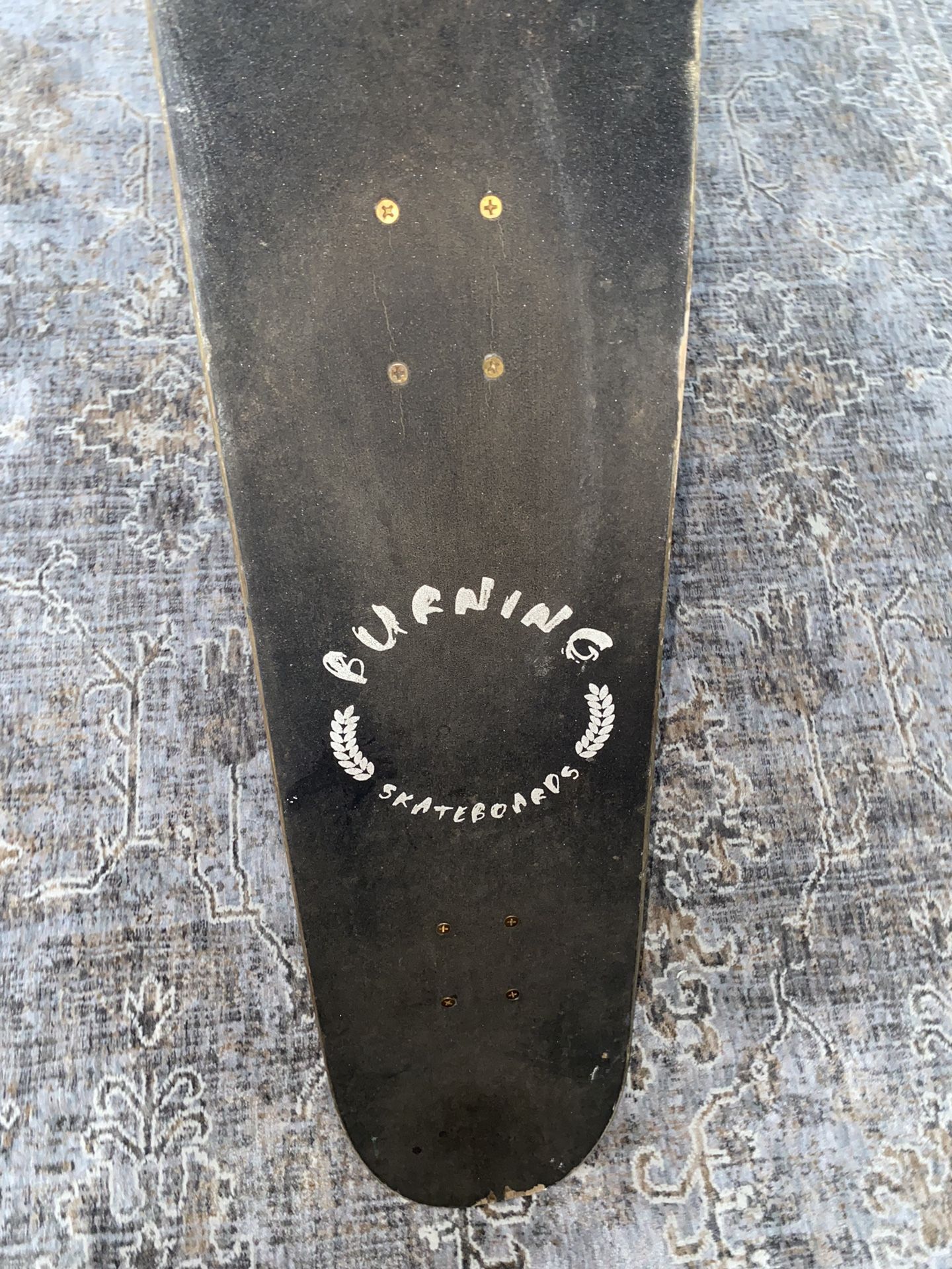 Burning Skateboard 