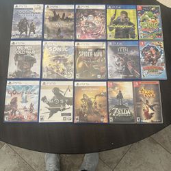 PS5 And Nintendo switch Games Open To Offers