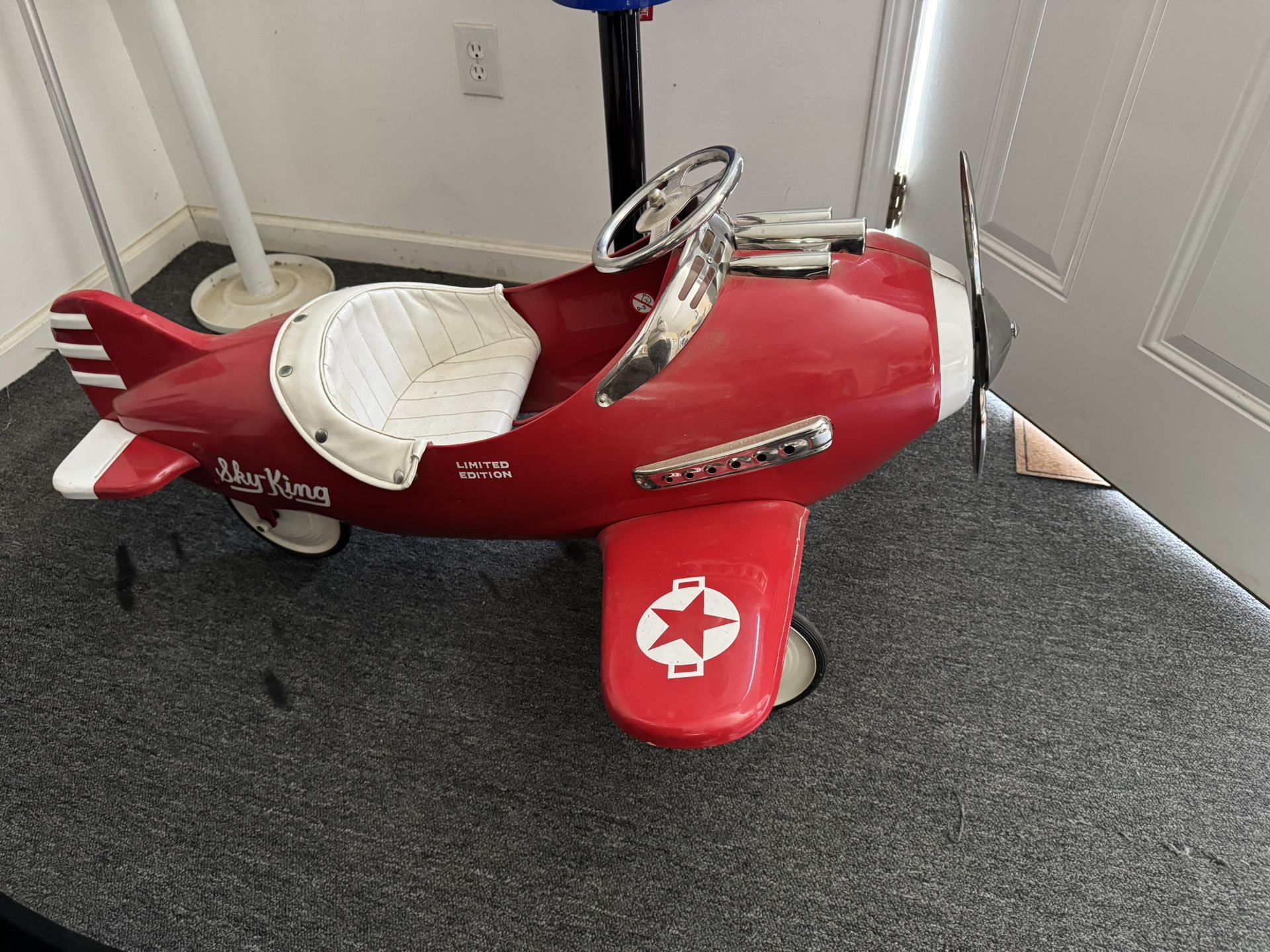 Limited Edition Sky King airplane pedal car