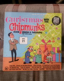 Christmas With Chipmunks Vinyl 1962 LP Album Vinyl 