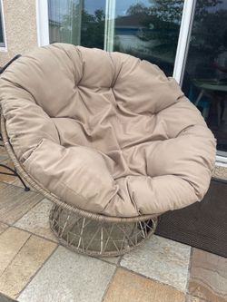 Swivel Papasan Chair