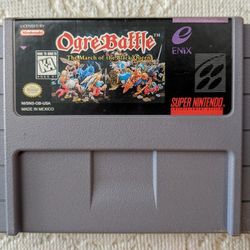 Ogre Battle: March of the Black Queen - Super Nintendo game