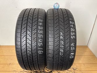 2 tires 235 45 18 Firestone all season like new no repairs