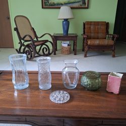 Various Vases &  Stem Holder