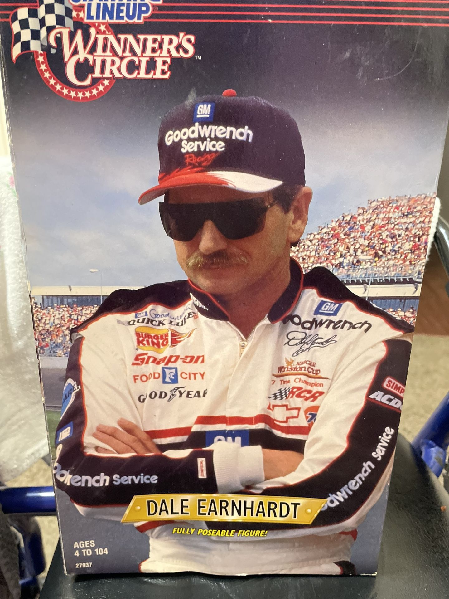 DALE EARNHARDT Fully Poseable Figure - STARTING LINEUP/WINNER'S CIRCLE