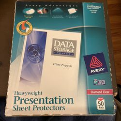 Document Sheet Protectors CLEAR - 10 Boxes Available / 50 Per Box -- $5 Each Box --  BRAND NEW - Or Best Offer