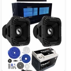 New Powerful Bass Package Kicker Solo X 15” Custom Box Installed 