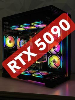 FOX  03 - TOP HIGH END GAMING PC | DESKTOP | COMPUTER | RIG | AMD Ryzen 9-9950X3D  | NVIDIA RTX 5090 | 64 GB DDR5 RAM | 2 TB SSD | 360MM AIO | WIN 11