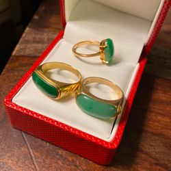 3 Rings 2 - Is 14kt The 3nd- Is 18kt