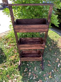 Handmade plants stand serious inquires no bargain already stain