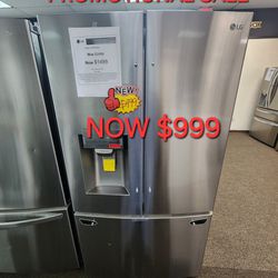 28 Cu. Ft. 3 Door French Door Refrigerator With ICE AND Water Maker And Craft Ice