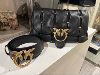 PINKO purse and belt set