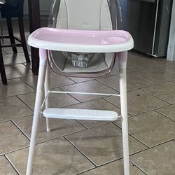 7 In 1 Pink Baby High Chair