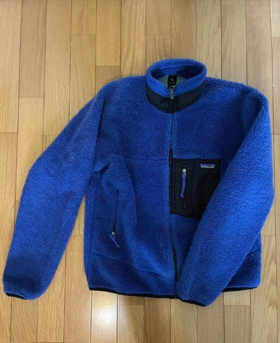 Patagonia Fleece Retro X Navy, Made in USA, 1998, Size SPatagonia Fleece Retro X Navy, Made in USA, 1998, Size S