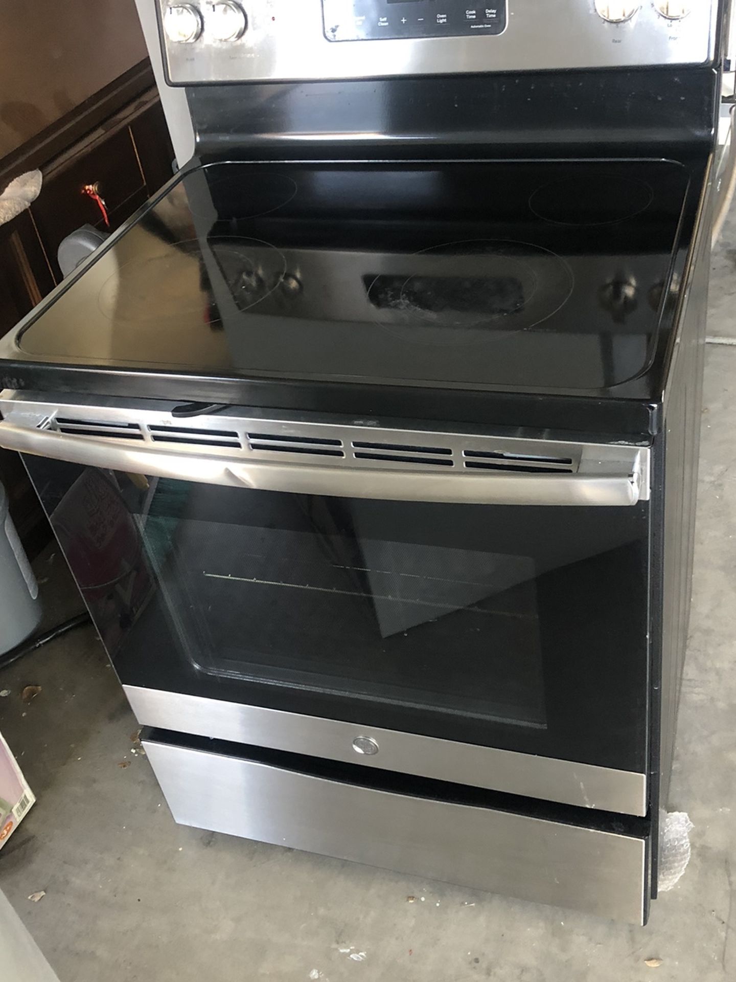 GE Electric Range Stainless Steel Good Condition Everything Work Perfect
