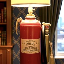 Vintage Fire Extinguisher Lamp 