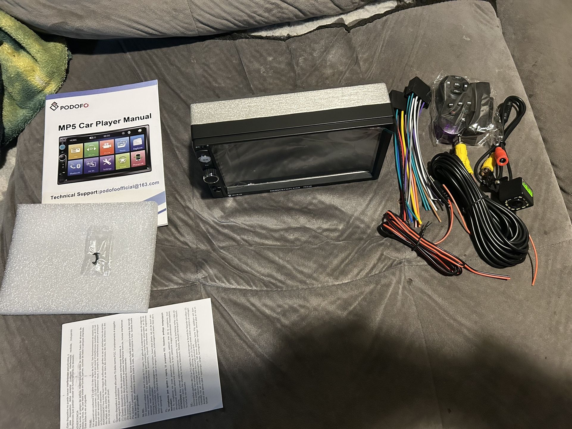 Double Din Radio With Backup Camera Apple CarPlay Android Auto