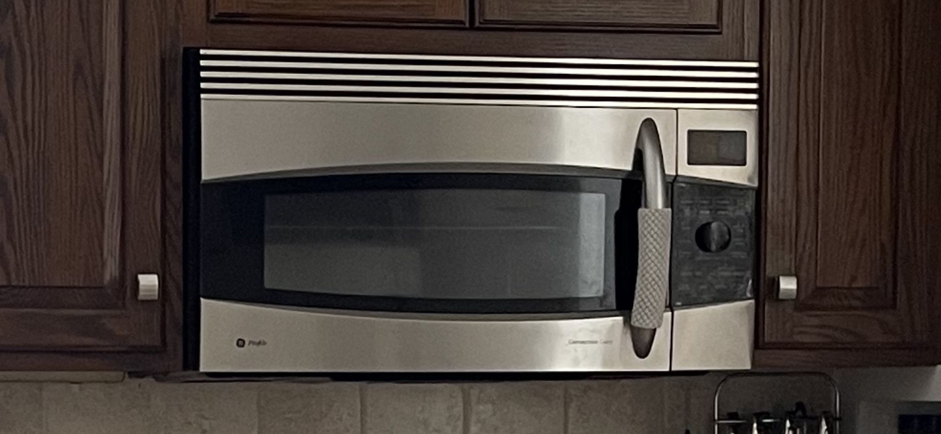 GE Convection Oven/ Over the Range Microwave  Stainless Steel