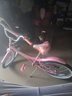 Girls Pink Kids Bicycle