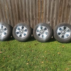 Set Of 4,Ford F150 Rims And Tires,Tires Still In Good Shape