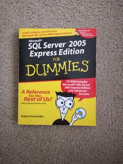MS SQL Server 2005 Express Edition for Dummies