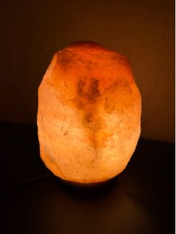 Large Salt Lamp with Dimmer Light Switch