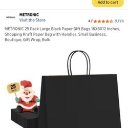 Paper Gift Bags 25pk