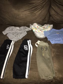 Baby boy 3-6 month pants and onesies