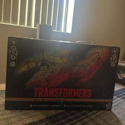 TRANSFORMERS AGE OF THE PRIMES G2 DINOBOT SWOOP & G2 DINOBOT SLUDGE