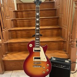 Epiphone Les Paul Classic (Brand New) W/ Fender Squier SP10 Guitar