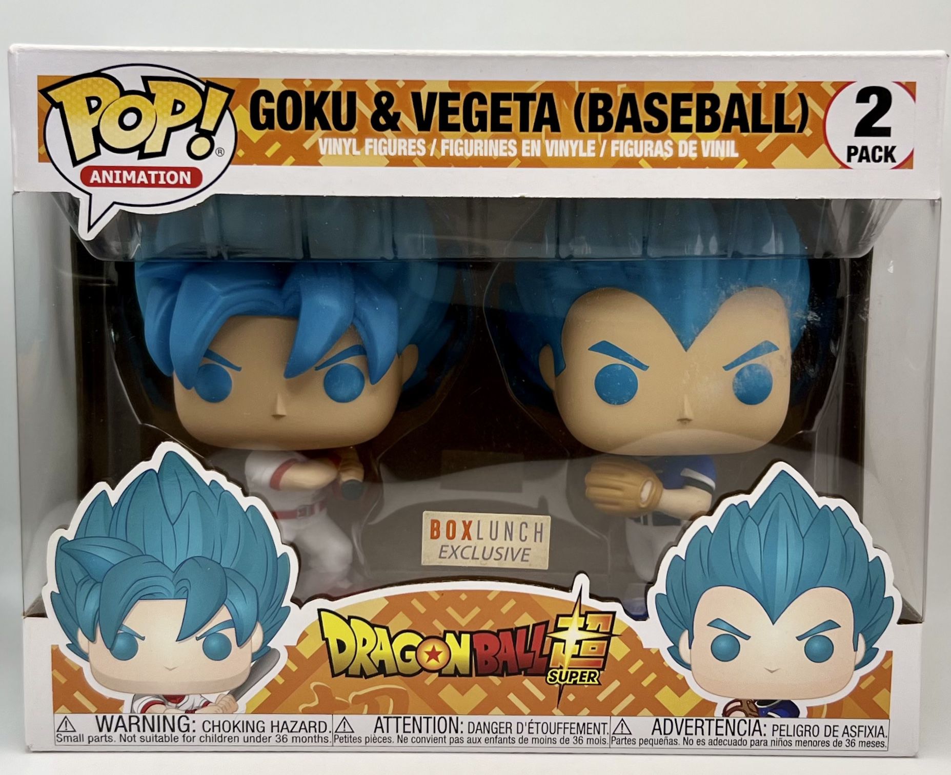Dragonball Super - SSGSSB Goku & Vegeta Funko POP! 2PK