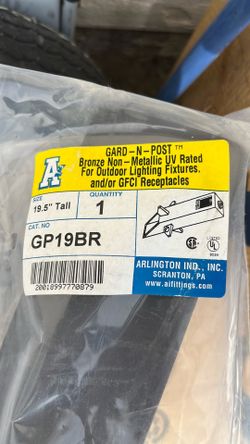 Arlington Industries Gard-N-Postâ„¢ (Catalog No. GP19BR),