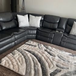 Leather Sectional