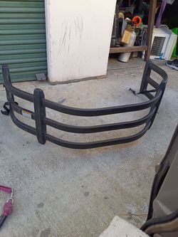 Golf Cart Black Brush Guard Bumper