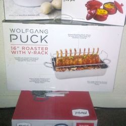 Wolfgang Puck 16 Inch Roaster With Rack
