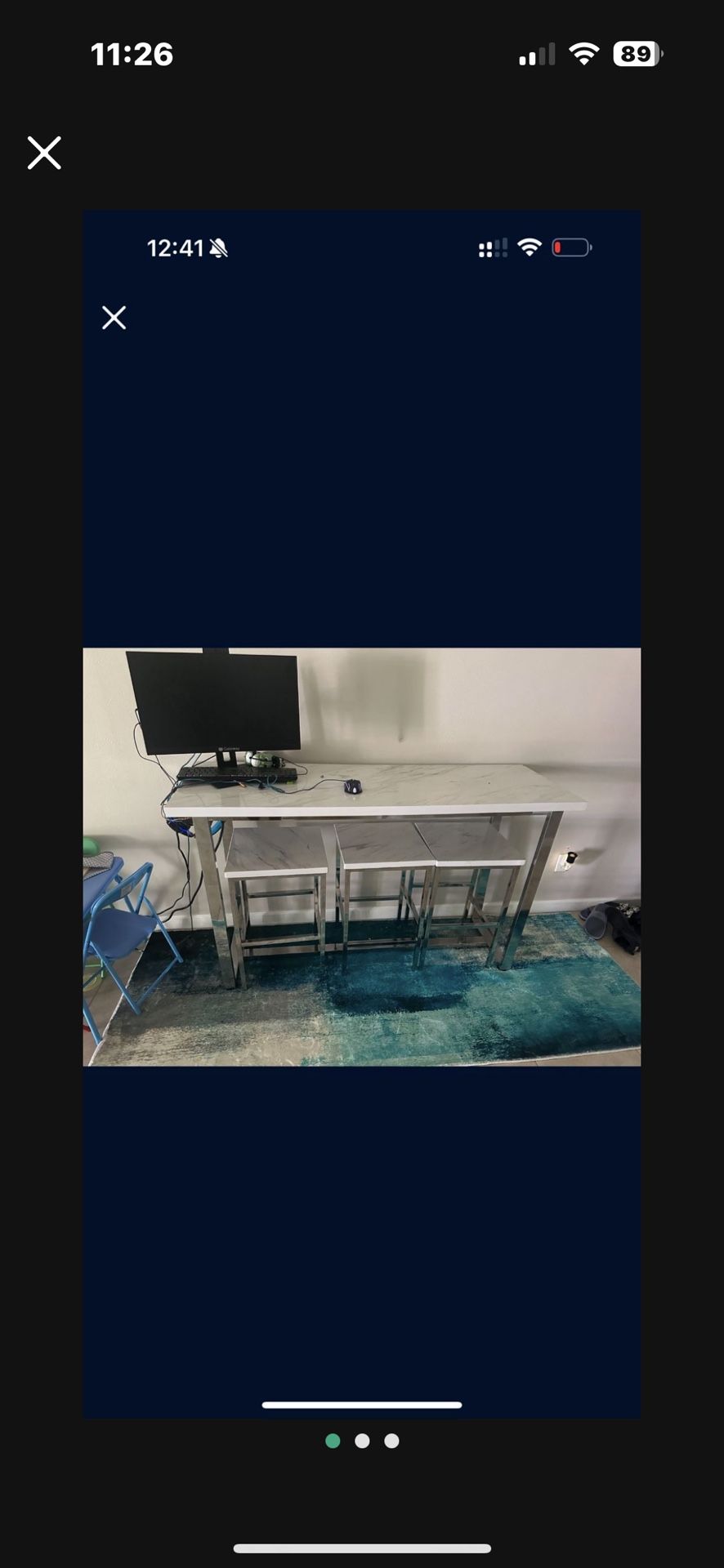 Table With Stools