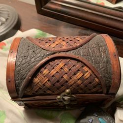 J-1    Wooden Jewelry box   