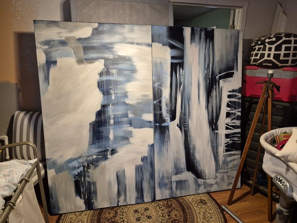 Nice Used Two Large Office Pictures.