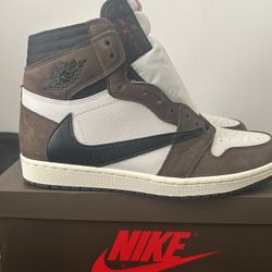 AUTHENTIC Air Jordan 1 High OG SP Mocha Travis Scott