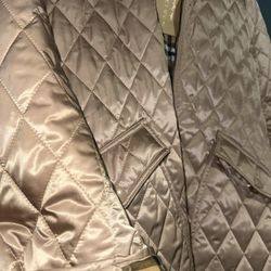 Women Oversized Quilted Zip Up Jacket 