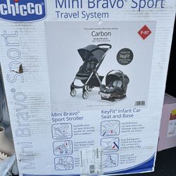 Brand New Chicco Travel System Car Seat Stroller Set