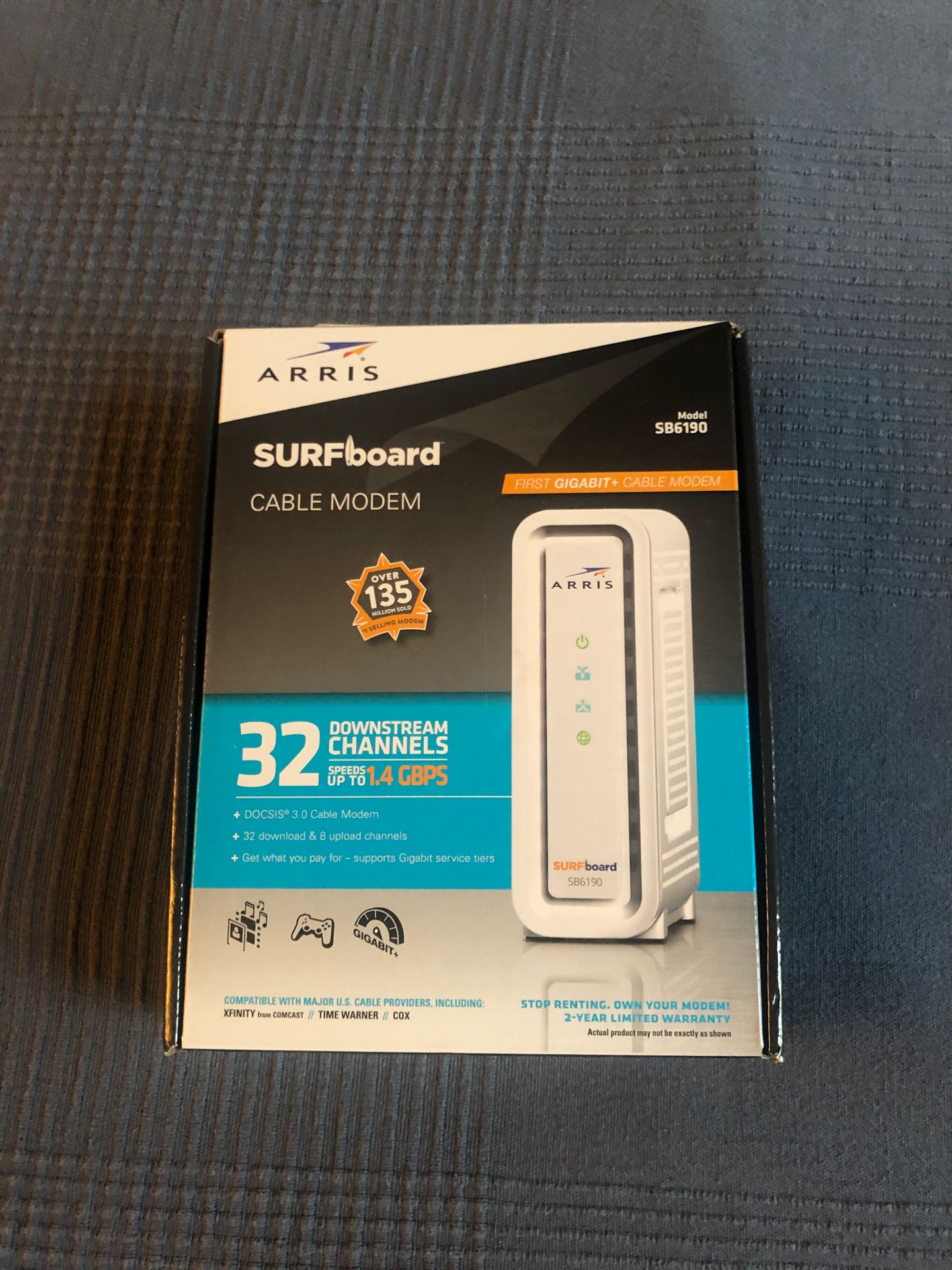 Arris SURFboard SB6190 DOCSIS 3.0 cable modem