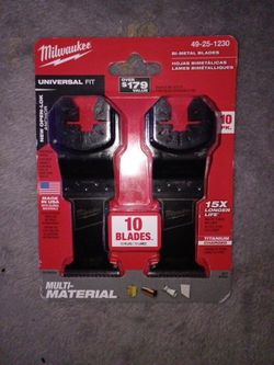 Milwaukee Bi-Metal blades