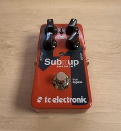 The TC Electronic Sub 'N' Up Octaver Guitar Effect Pedal